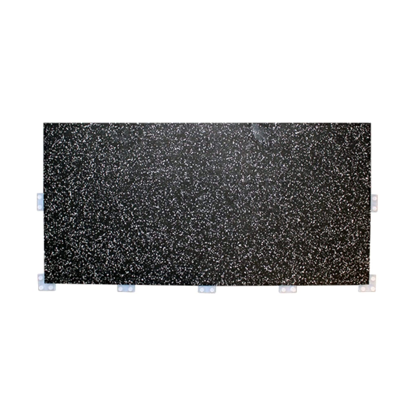 20mm Premium Black Rubber Gym Floor Tile (1m x 0.5m / Grey Fleck) connecting