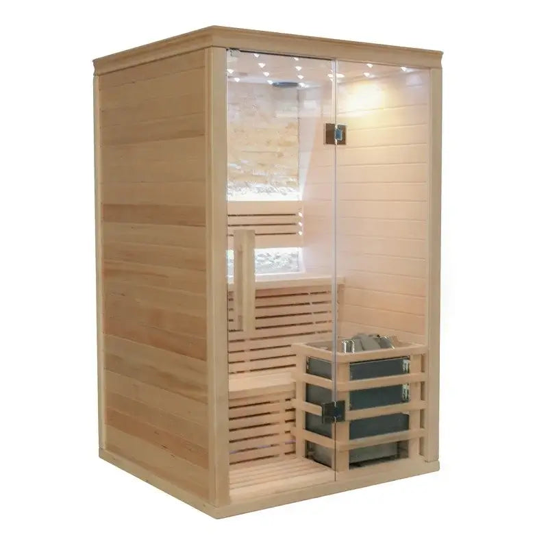 Double Bench Electric Steam Combined Sauna outside view