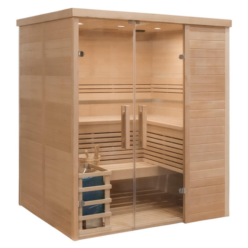 3 Person Traditional Relax Sauna - Premium Range outside