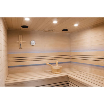 3 Person Traditional Relax Sauna - Premium Range space