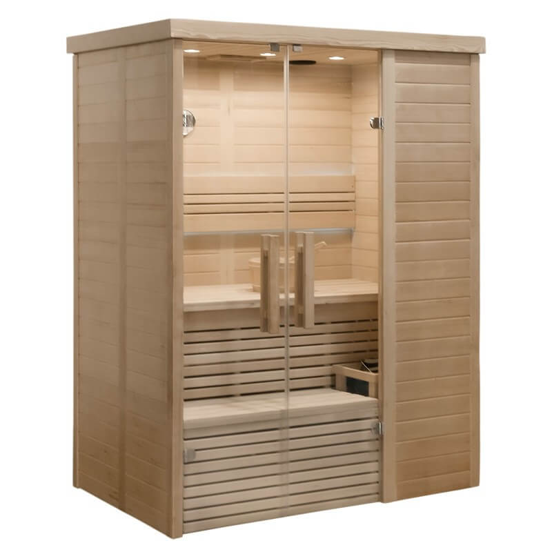 2 Person Traditional Relax Sauna - Premium Range outside view