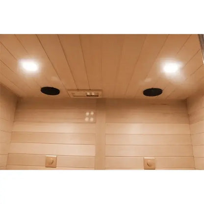 CenturaHeat Double 2 Person Combination Bio Indoor Sauna lights