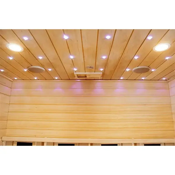 CenturaHeat 4 Person Combination Bio Indoor Sauna lights