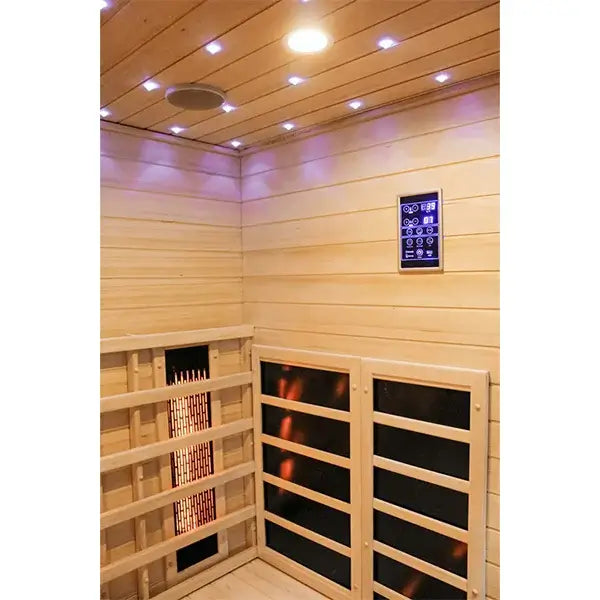 CenturaHeat 4 Person Combination Bio Indoor Sauna control panel