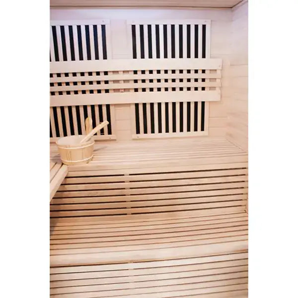 CenturaHeat 4 Person Combination Bio Indoor Sauna - 6400W SEATS