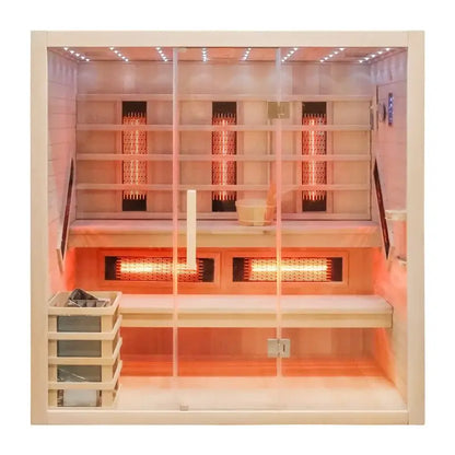 CenturaHeat 5-8 Person Combination Bio Indoor Sauna