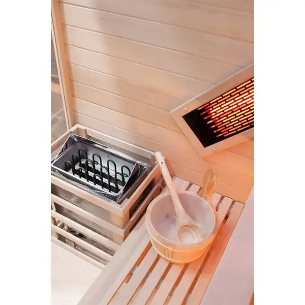 CenturaHeat 5-8 Person Combination Bio Indoor Sauna STOVE BUCKET 