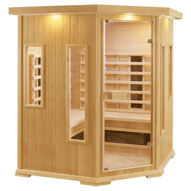 CenturaHeat 4-5 Person Diamond Corner Sauna - 3000W