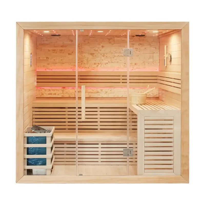 Big Traditional Steam 5-6 Person Indoor Sauna