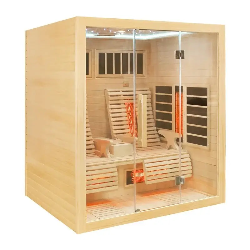 2 Person Infrared Light Relax Sauna - Premium Range premium