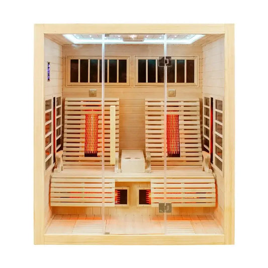 2 Person Infrared Light Relax Sauna - Premium Range