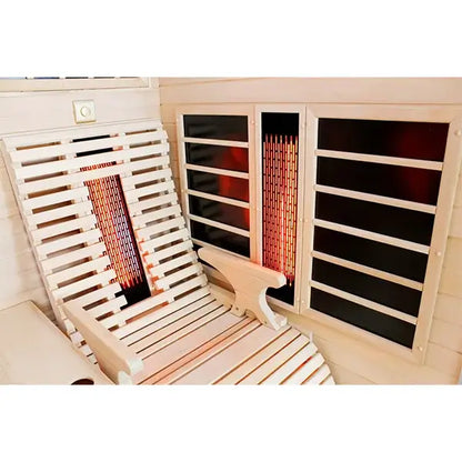 2 Person Infrared Light Relax Sauna - Premium Range chair