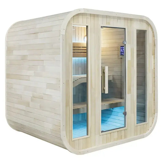 CenturaHeat 2-4 Person Outdoor Square Sauna