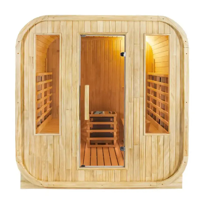 CenturaHeat 4-6 Person Outdoor Cube Sauna front