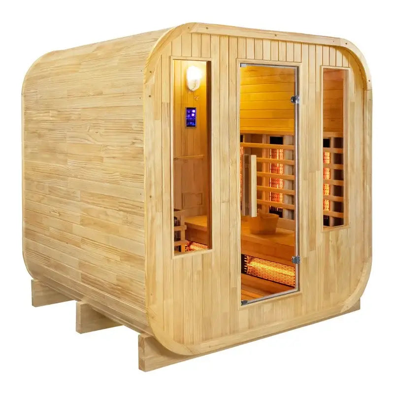 CenturaHeat 4-6 Person Outdoor Cube Sauna