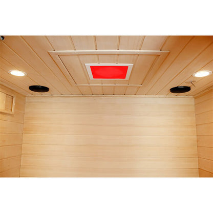 CenturaHeat 3 Person Traditional Outdoor Sauna Room red light