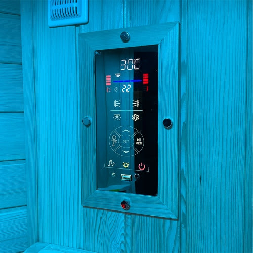 Luxury Insignia Infrared KY003 Sauna 2 Person control panel