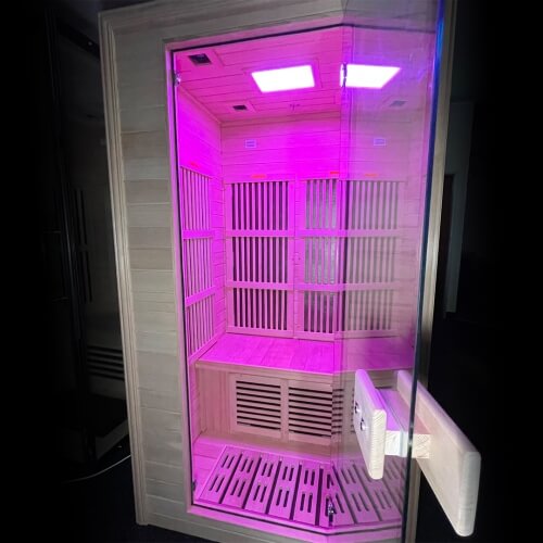 Luxury Insignia Infrared KY004 Indoor Sauna 1 Person red light