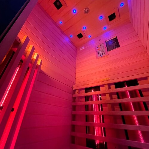 Insignia KY001 Infrared Indoor Sauna red spot lights