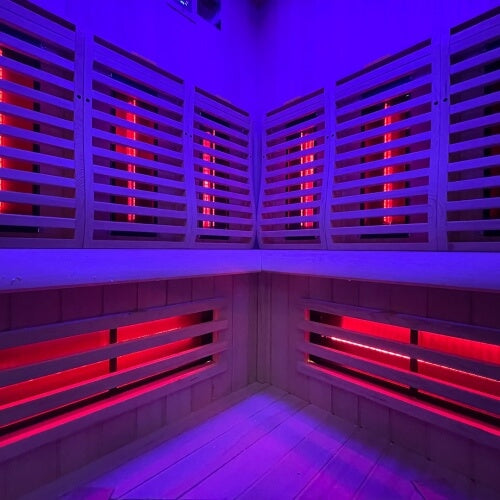 Luxury Insignia Infrared KY007 Sauna 2 Person blue light