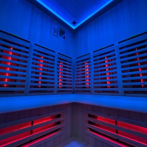 Luxury Insignia Infrared KY006 Sauna 2 Person blue light