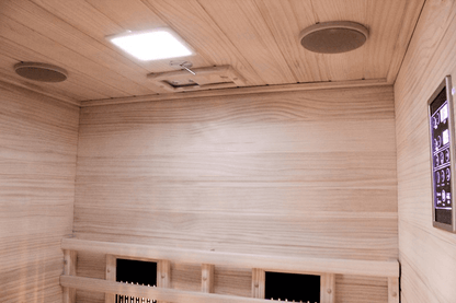 Double Infrared Light Sauna speakers