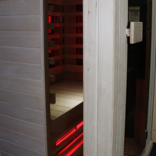 Luxury Insignia personal far infrared sauna 2 person wood quality