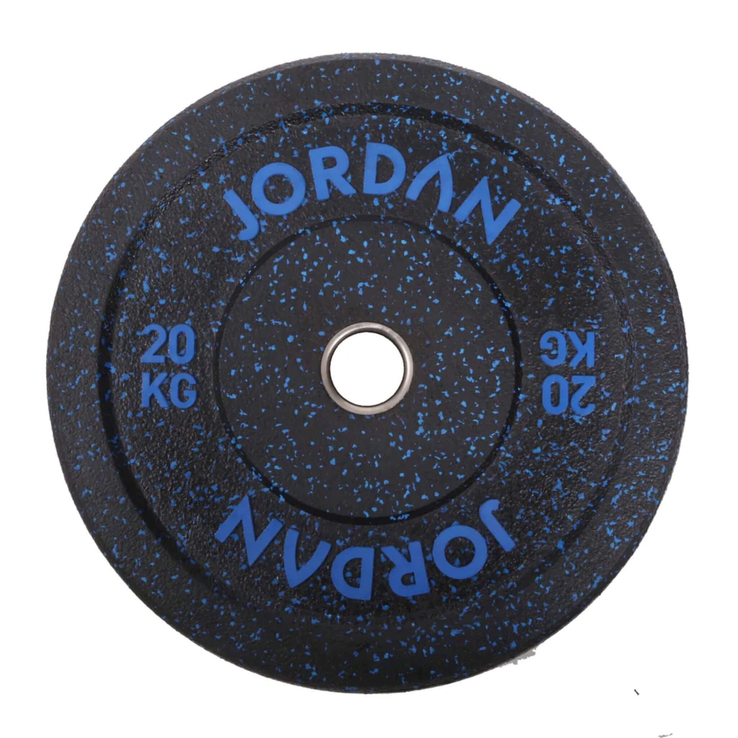 HG Black Rubber Bumper Olympic Weight Plates - Coloured Fleck 20kg