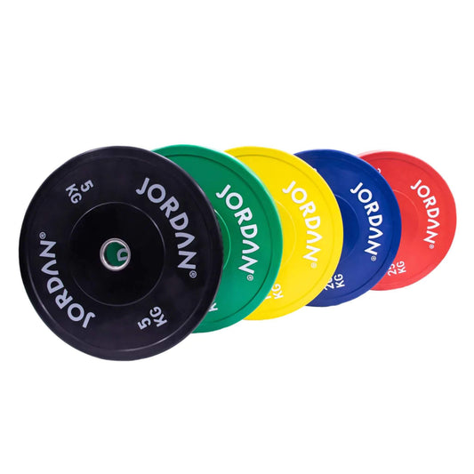HG Coloured Rubber Bumper Olympic Weight Plates Set