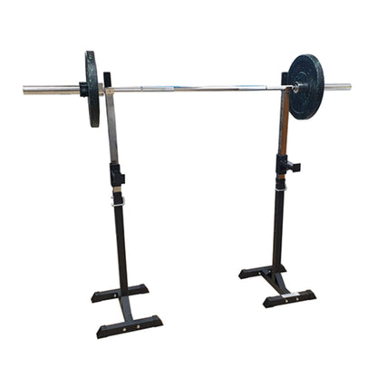 Pro Series Independent Squat Stands with Olympic Barbell